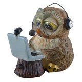 Statueta Funny Collection Bufnita Skype owl 8cm